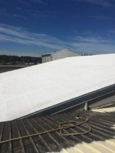 St. Helens Icyene Lapolla Roofing foam with acrylic
